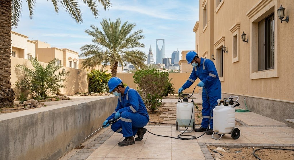 أفضل خدمات رش حشرات المربع بالرياض للقضاء التام والنهائي على الآفات